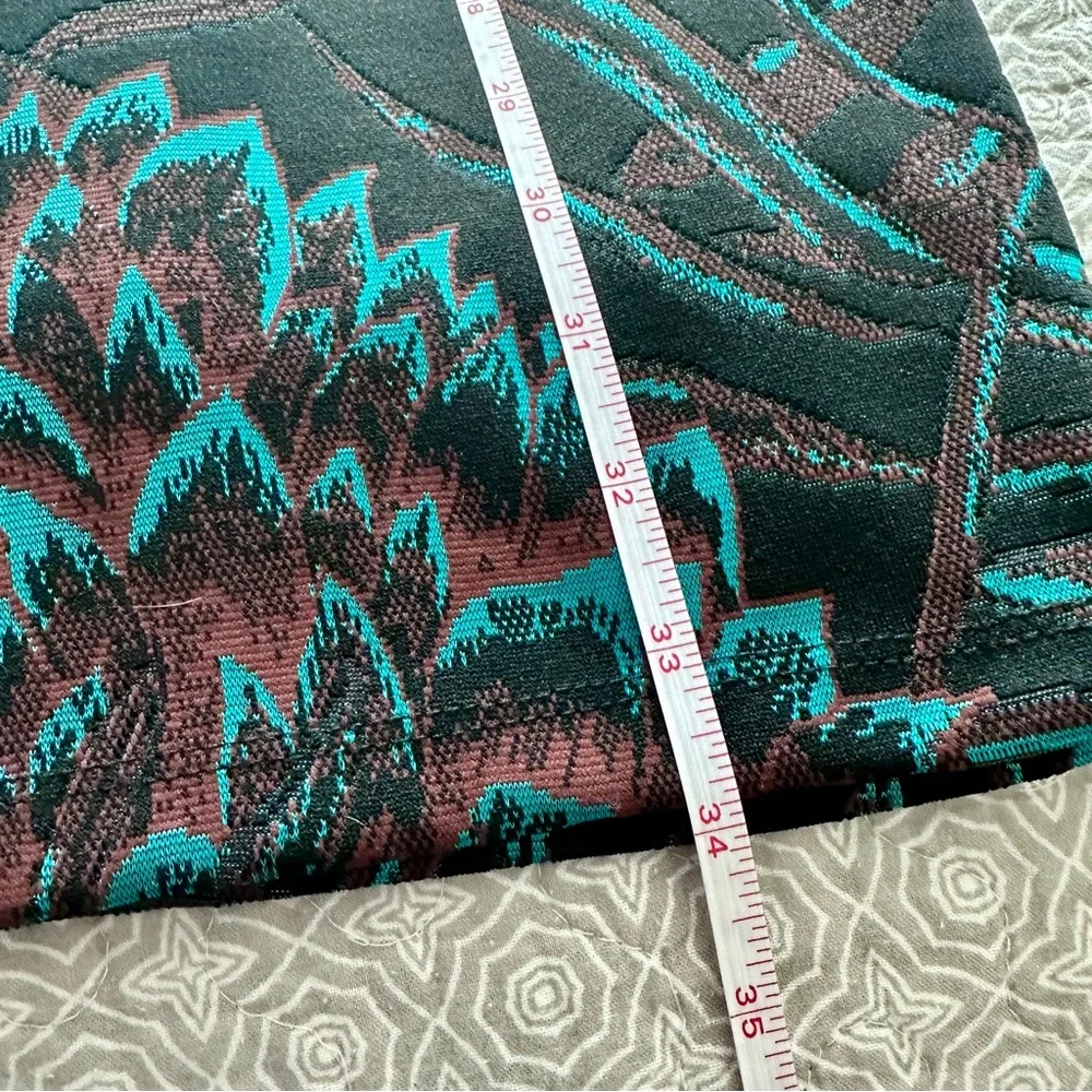 Mara Hoffman Cocktail Dress Herbarium Jacquard Fitted Long Sleeve Size S - Picture 10 of 10